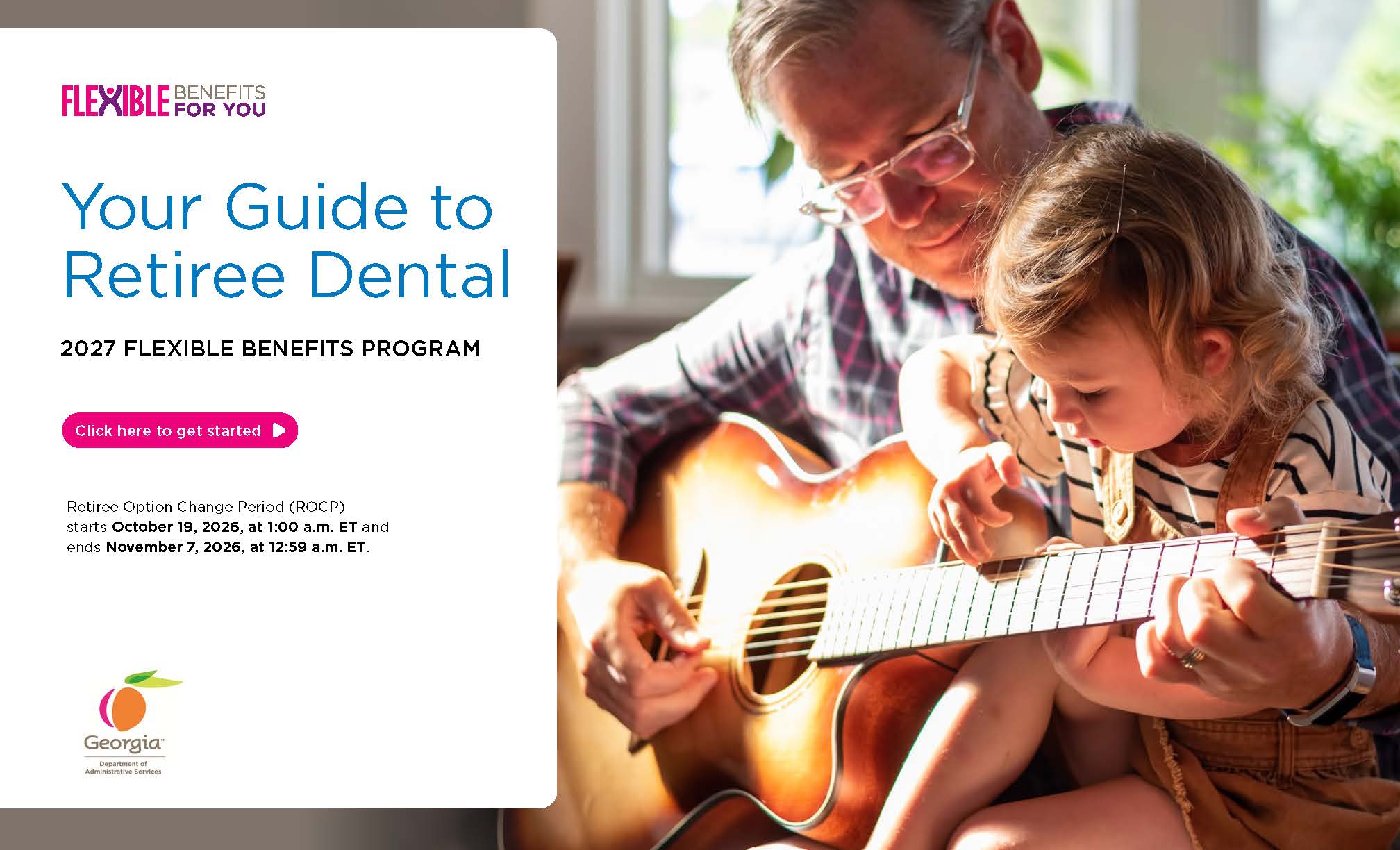 Cover for the PY27 Flexible Benefits Retiree Guide.