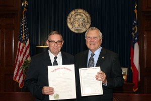 Robert Rivers retires after serving for 22 years as a clerk of the Georgia House of Representatives.